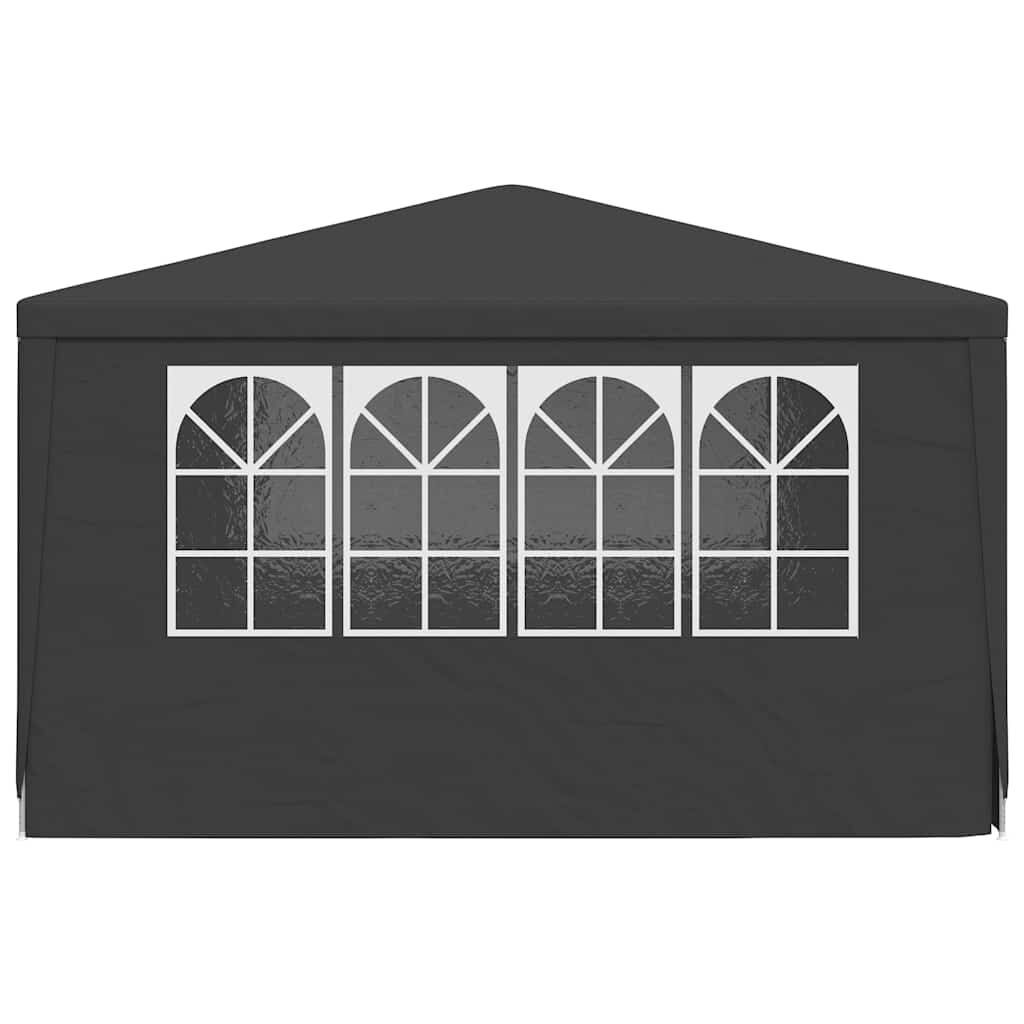 vidaXL Partytent met zijwanden professioneel 90 g/m² 4x4 m antraciet