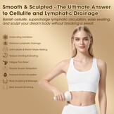 Elektrisch anti-cellulitismassageapparaat, 9 standen, EMS-microstroom, vibratie en warmte, infraroodstralen, draagbaar, draadloos, om lichaam, benen, armen en spierpijn te verminderen