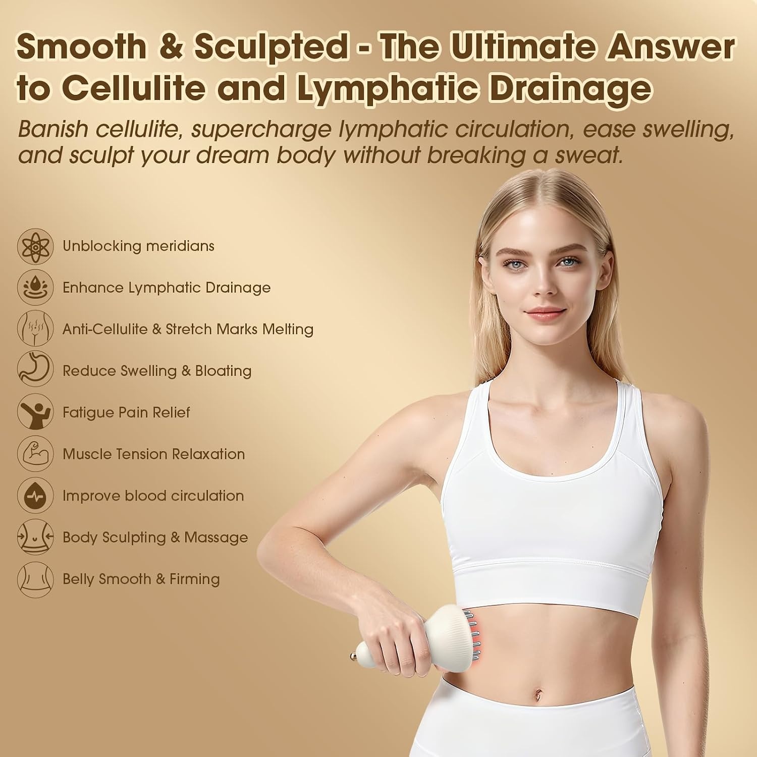 Elektrisch Anti-Cellulitis Massageapparaat 9 standen EMS Microstroom 33% Korting