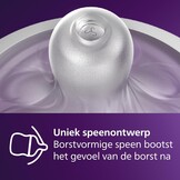 Philips Avent babyfles cadeauset voor pasgeboren baby's - 4 babymelkflessen, ultra soft-fopspeen en flessenborstel, voor baby's van 0-12 maanden en ouder (model SCD838/11)