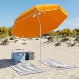 VidaXL Tuinparasol 180 cm Oranje Polyester - 33% Korting