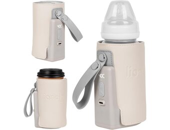 Draagbare Flessenwarmer Baby | 38-50°C | 8u Warmhoud | 33% Korting