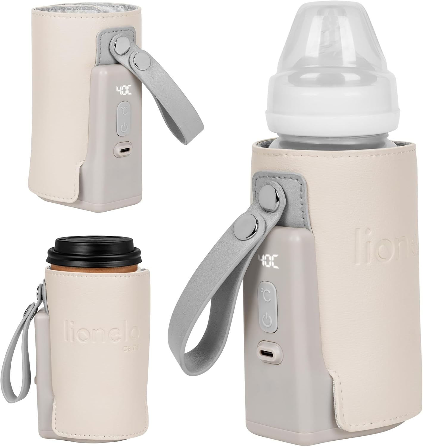 Draagbare Flessenwarmer Baby | 38-50°C | 8u Warmhoud | 33% Korting