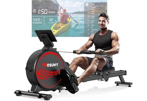 Roeitrainer voor thuis met 16 Weerstandsniveaus | Magnetisch | Max. 160kg | 30% Korting