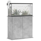 vidaXL Aquariumstandaard Betongrijs 81x36x73 cm Bewerkt hout