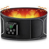 3D Airbag Verwarmingskussen voor verlichting van rugpijn, draadloze onderrug massager 3 trillingen 4 hitte, verwarmde rugbrace, 60 minuten automatische uitschakeltimer, 4000 mAh batterij, verlengriem