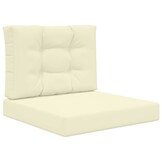 vidaXL Buiten bankkussen Polyester Crèmekleurig 60 x 60 cm