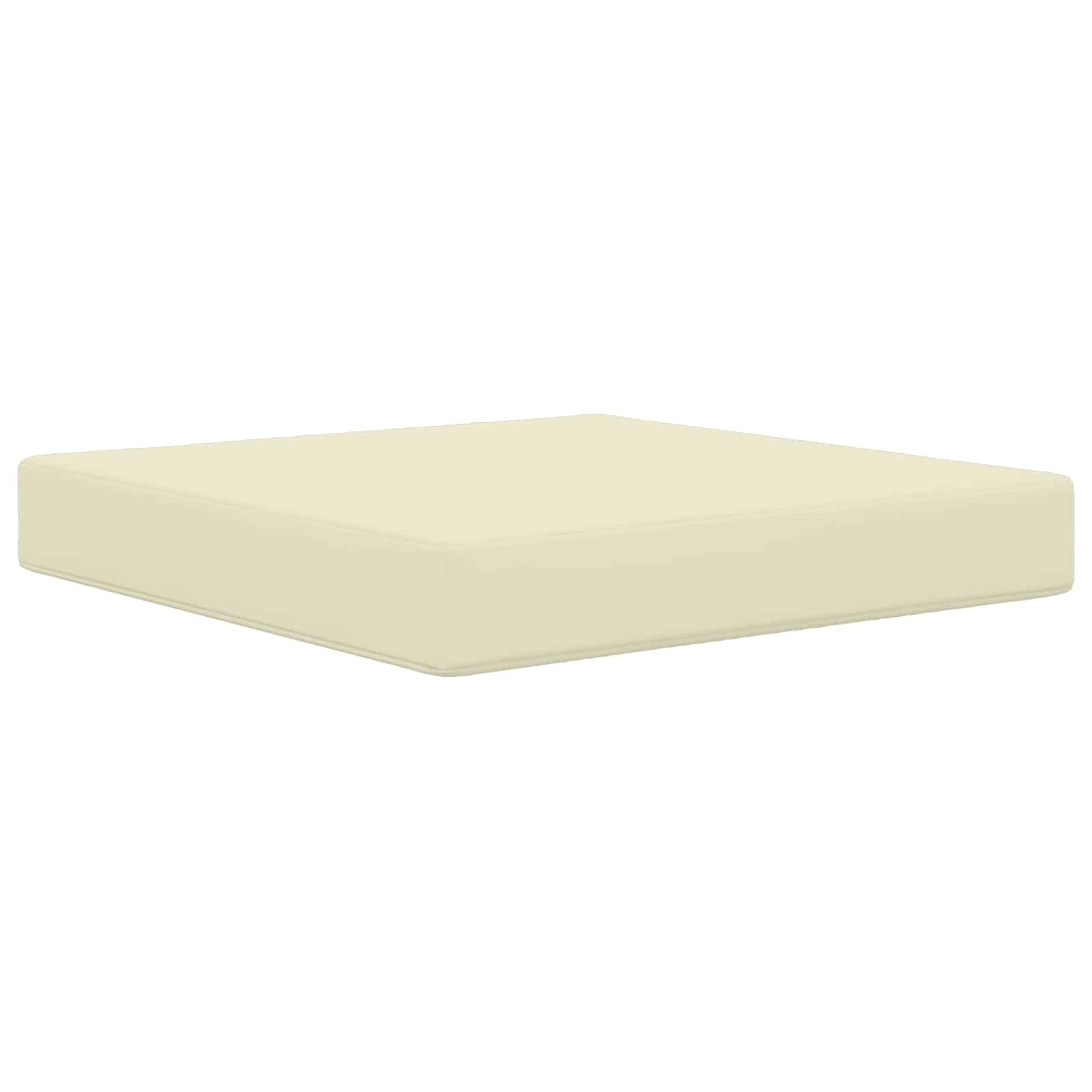 vidaXL Buiten bankkussen Polyester Crèmekleurig 60 x 60 cm