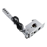 USB Handrem voor Sim Racing PC - 64-Bit Hall Sensor - Geschikt voor Logitech/Fanatec - Zilver