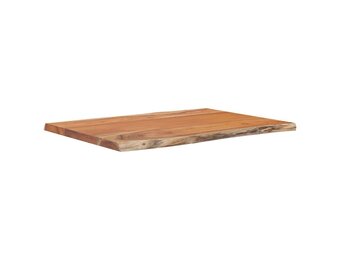 vidaXL Tafelblad rechthoekig natuurlijke rand 80x60x2,5 cm acaciahout