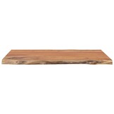 vidaXL Tafelblad rechthoekig natuurlijke rand 80x60x2,5 cm acaciahout
