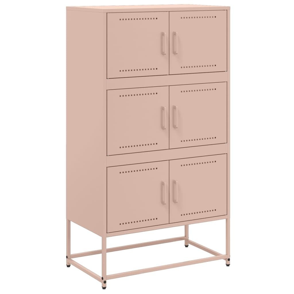 VidaXL Dressoir Roze Staal 68,5x38,5x123,5 cm - 55% Korting