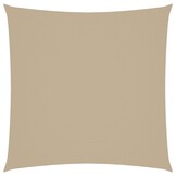 vidaXL Zonnescherm vierkant 7x7 m oxford stof beige