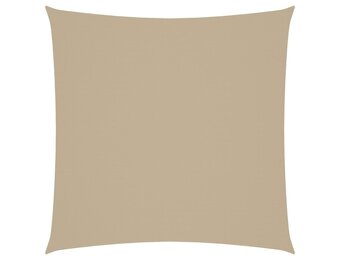 vidaXL Zonnescherm vierkant 7x7 m oxford stof beige