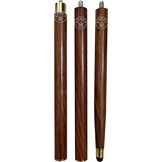 Vintage Messing Handgreep Victoriaanse Telescoop Opvouwbare Houten Wandelstok Wandelkruk Ideaal Cadeau