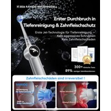 RANVOO Bubble Elektrische tandenborstel/elektrische tandenborstel, verwijdert 100% tandplak, 3 dagen witter, donkergrijs