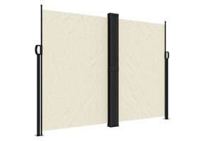 Uittrekbaar Balkon Windscherm 180x1000cm Zwart - 47% Korting!