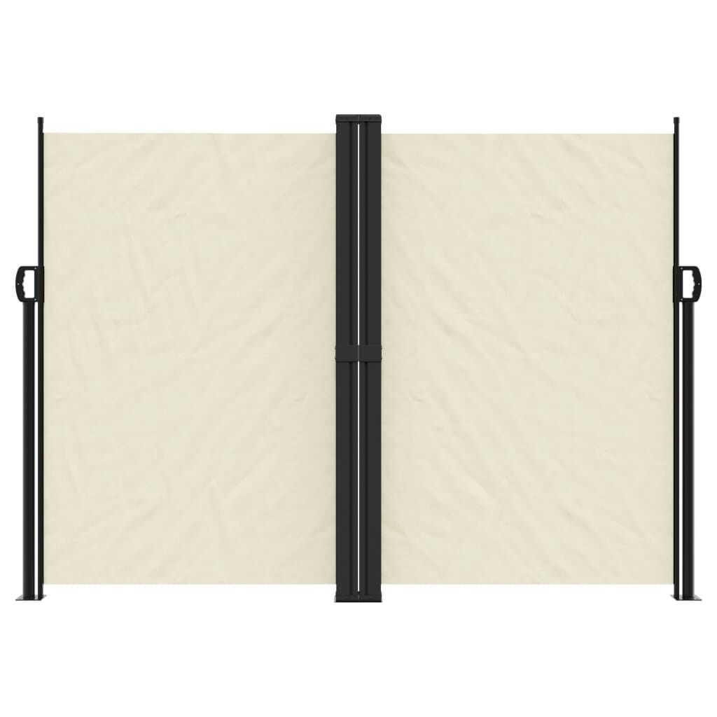 vidaXL Windscherm uittrekbaar 180x1000 cm zwart