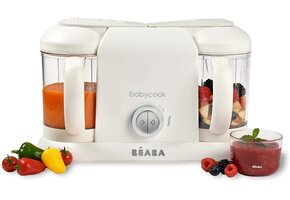 Babyvoedingmaker 4-in-1 Wit/Zilver - 35% Korting!