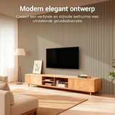 TONOR Akoestische Panelen Wandpanelen 4 Stuks, 120 x 60-2.88㎡, 3D Houten Wandpanelen, Geluidsabsorberende Tasseau Wanddecoratie Voor Slaapkamer, Woonkamer, Kantoor, Balie, Burly Hout - Maat 4 Pak