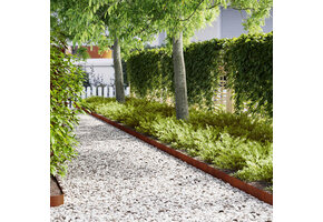 VidaXL Tuinrand 30 st 100x20 cm Roestig - 35% Korting