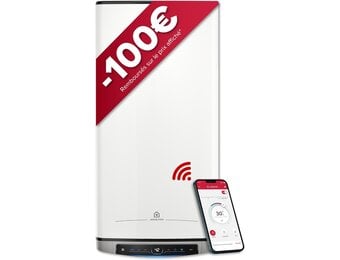 Ariston Velis Evo Dune Dry WiFi Boiler 80 Liter - Wit, Ultra-plat