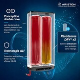 Ariston Velis Evo Dune Dry WiFi Boiler 80 Liter - Wit, Ultra-plat