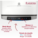 Ariston Velis Evo Dune Dry WiFi Boiler 80 Liter - Wit, Ultra-plat