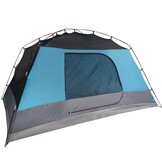 vidaXL Tent met luifel 4-persoons waterdicht blauw