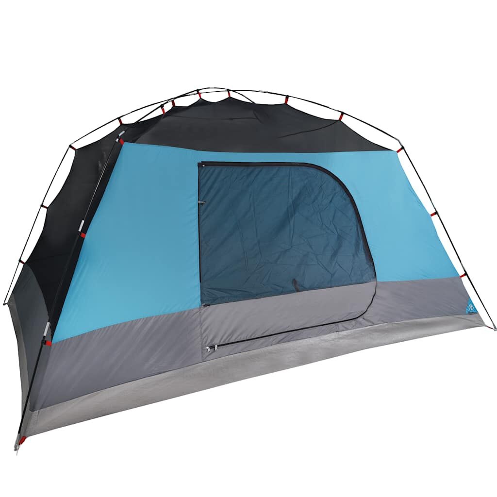 vidaXL Tent met luifel 4-persoons waterdicht blauw