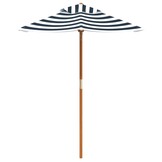 vidaXL Parasol voor kinderen met houten paal Ø120x140 cm