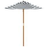 vidaXL Parasol voor kinderen met houten paal Ø120x140 cm