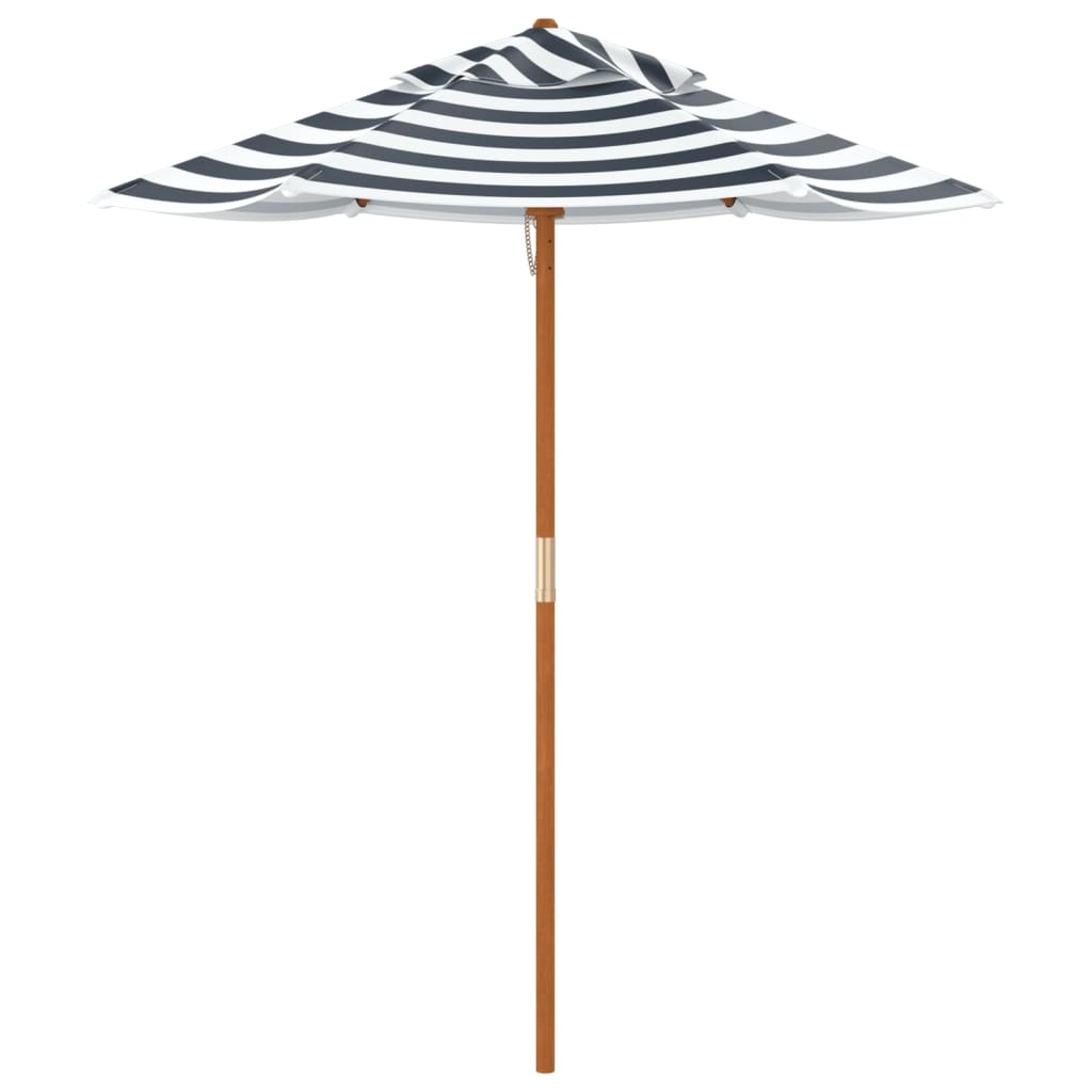 vidaXL Parasol voor kinderen met houten paal Ø120x140 cm