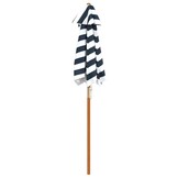 vidaXL Parasol voor kinderen met houten paal Ø120x140 cm