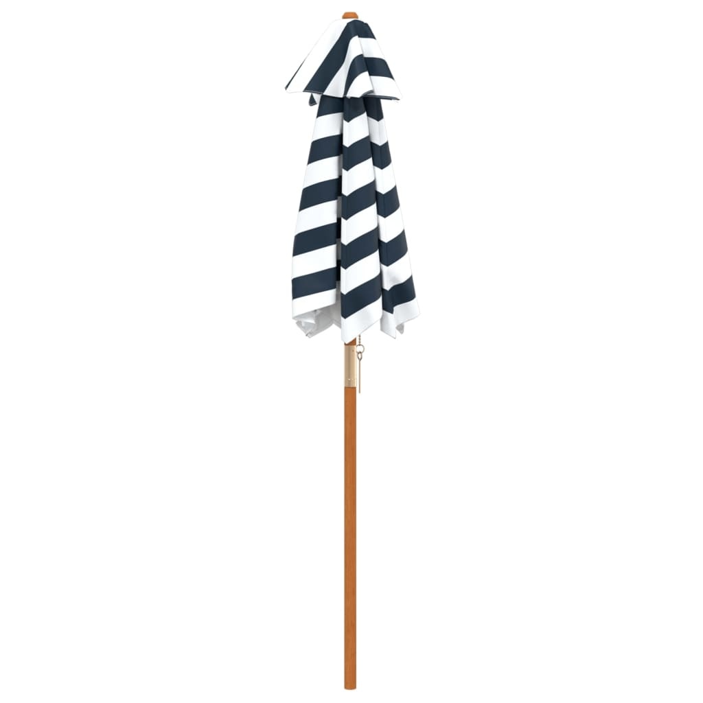 vidaXL Parasol voor kinderen met houten paal Ø120x140 cm