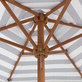 vidaXL Parasol voor kinderen met houten paal Ø120x140 cm