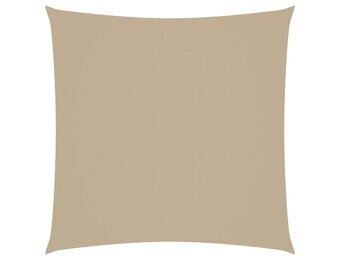 vidaXL Zonnescherm vierkant 6x6 m oxford stof beige