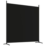 vidaXL Kamerscherm met 4 panelen 698x180 cm stof zwart