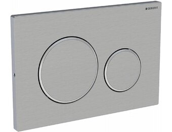 Geberit Sigma 20 drukplaat roestvrij staal geborsteld voor UP720, UP320, UP300 en UP700