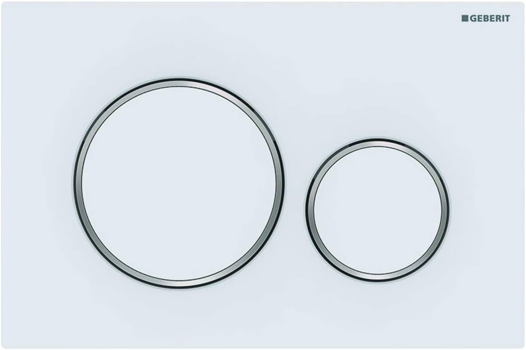 Geberit Sigma 20 drukplaat roestvrij staal geborsteld voor UP720, UP320, UP300 en UP700