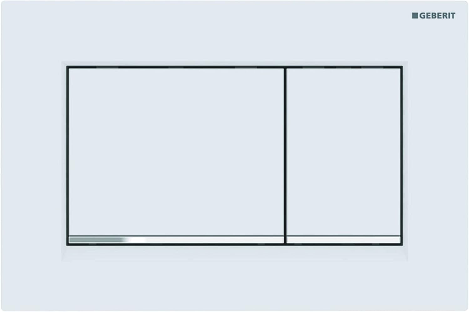 Geberit Sigma 20 drukplaat roestvrij staal geborsteld voor UP720, UP320, UP300 en UP700