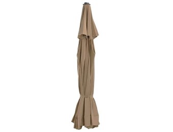vidaXL Vervangingsdoek voor parasol 515 cm taupe