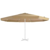 vidaXL Vervangingsdoek voor parasol 515 cm taupe