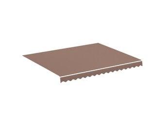 vidaXL Vervangingsdoek voor luifel 3x2,5 m bruin