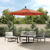 VidaXL Parasoldoek Zweefparasol 300cm Terracotta 33% Korting