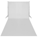 VidaXL Katoenen Achtergrond Wit 600x300 cm - 34% Korting