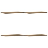 VidaXL Wandschappen 4 Stuks - 48% Korting - Bewerkt Hout