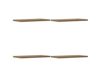 VidaXL Wandschappen 4 Stuks - 48% Korting - Bewerkt Hout