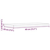 VidaXL Wandschappen 4 Stuks - 48% Korting - Bewerkt Hout
