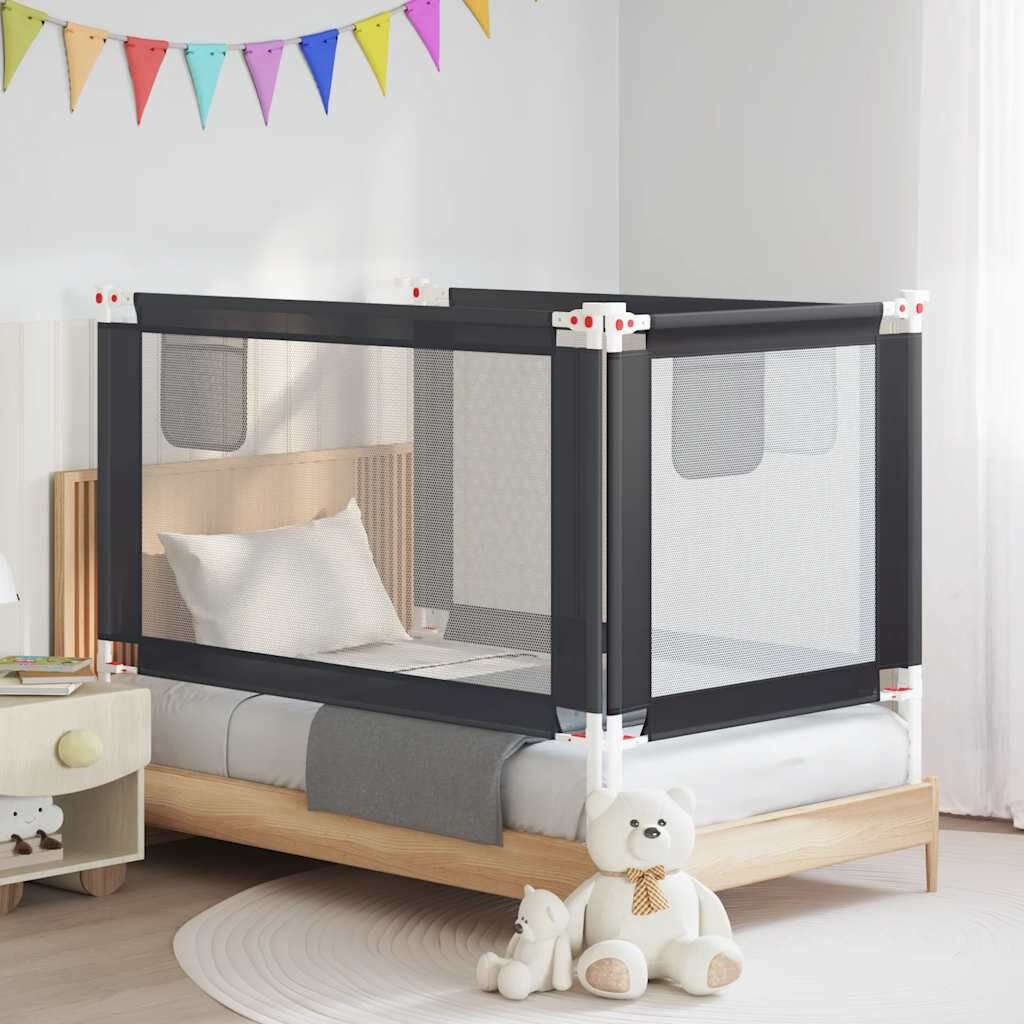 Bedhekje voor peuters 140x25 cm Donkergrijs - 34% Korting!